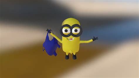 Minion Naked D Model By Ren Drawinism D Sketchfab
