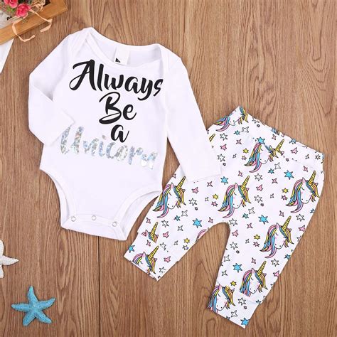 Always Be A Unicorn Baby Clothes Unicorn Baby Outfit Baby Boy