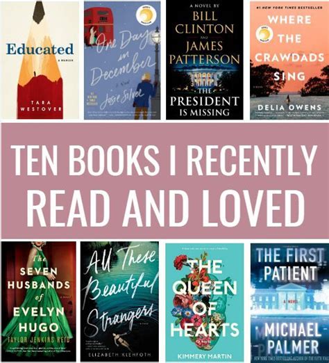 10 Books I Recently Read And Loved Peanut Butter Fingers Suspense