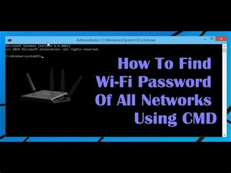 This will show you the wifi password for the network you are connected to. How To Recover A Forgotten WiFi Password using CMD - YouTube