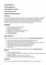 Pictures of It Support Engineer Resume