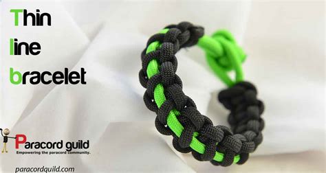 This channel is dedicated to knots, paracord crafts and having fun creating things with paracord. Thin line paracord bracelet - Paracord guild