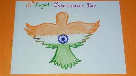 Independence Day Drawing A Drawing Tutorial For Indian Independence Day Youtube