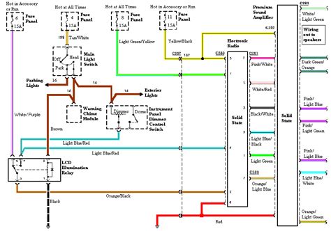 2003 mustang radio wiring diagram. 87-93 Mustang Radio Wire Diagram