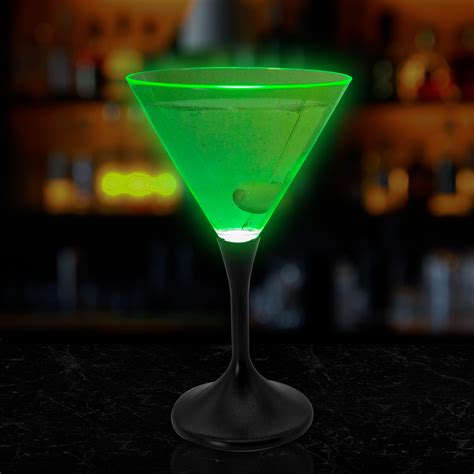 Neon Green Martini Glass 7oz