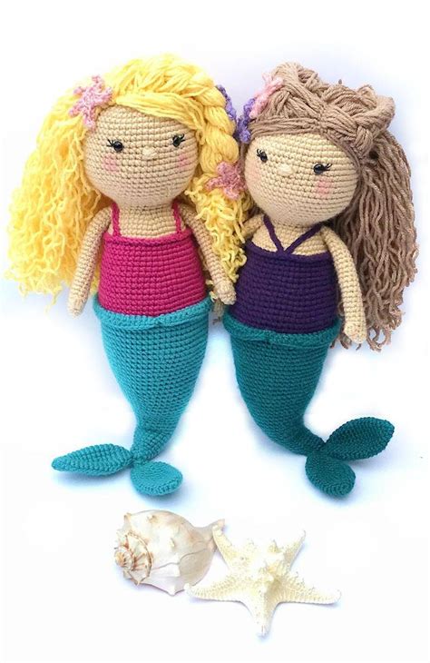 Crochet Mermaid Pattern Amigurumi Mermaid Pattern Crochet Etsy
