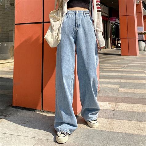 Baggy Jeans Wide Leg Jeans High Waisted Jeans Oversized Etsy