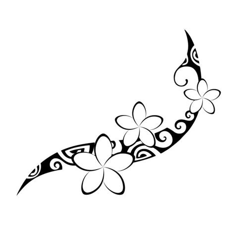 100 Polynesian Flower Tattoo Stock Illustrations Royalty Free Vector