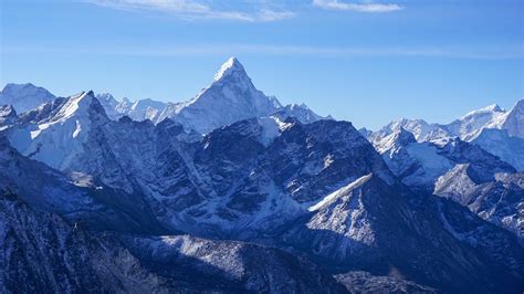 에베레스트 산 아마 다블람 히말라야 Pixabay의 무료 사진