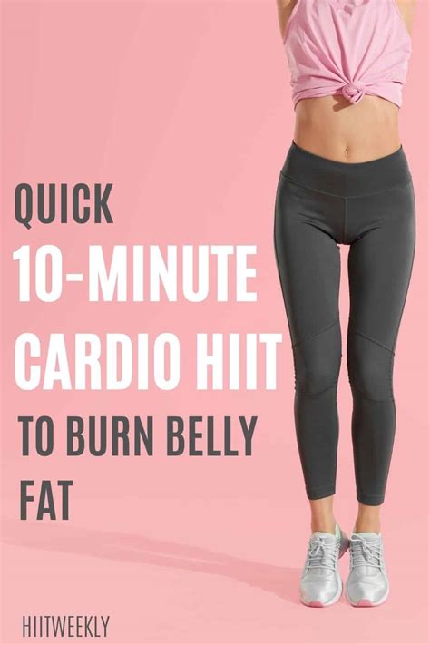 Quick 10 Minute Hiit Workout Without Equipment To Burn Belly Fat Hiit