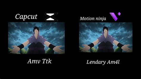 Capcut Vs Motion Ninja Proandadobe After Effects Naruto Edit Youtube