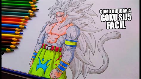 Como Dibujar A Goku Sjj 5 Facil How To Draw Goku Sjj 5 Billyart