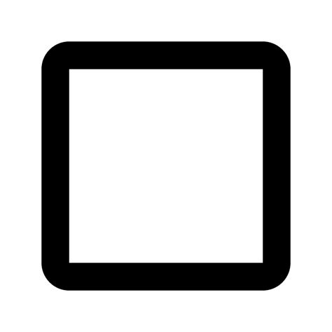 Checkbox Blank Icon Free Download Transparent Png Creazilla