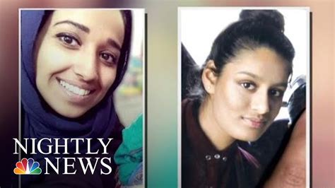 American And British Isis Brides Plead To Return Home Nbc Nightly News Youtube