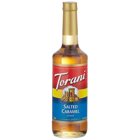 Torani Salted Caramel Flavoring Syrup Ml Glass Bottle
