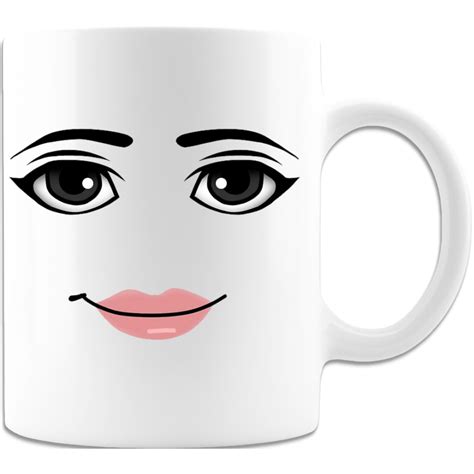 Roblox Woman Face Premium Quality Beautiful Roblox T Mug Etsy