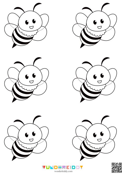 Free Printable Bee Template For Kindergarten Craft