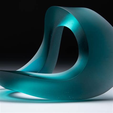 Halycon Contemporary Glass Sculpture By Heike Brachlow Mayfair Gallery