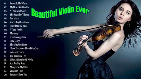 the very best of romantic violin instrumental best relaxing romantic violin music youtube