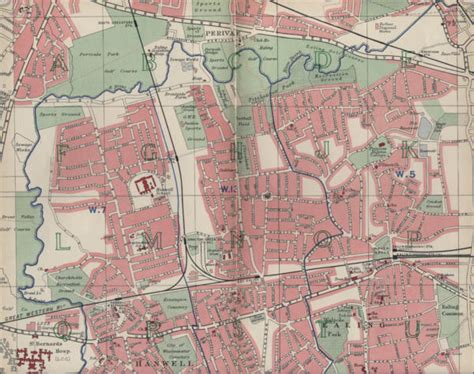 Map Of Ealing London