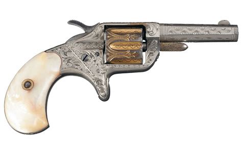 Rare Cased Factory Engraved Colt New Line 22 Caliber Revolver With