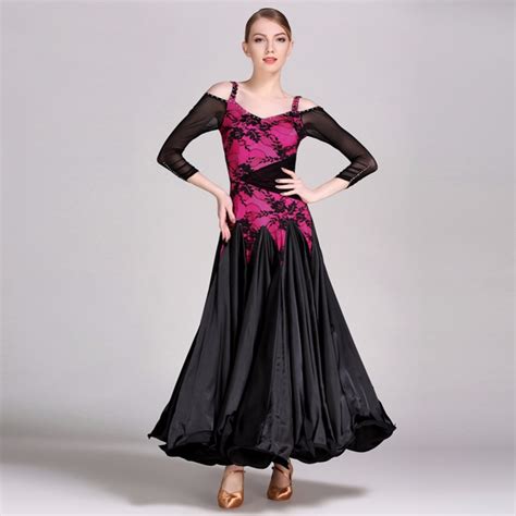 Buy 2018 New Ballroom Dance Dress Women Greenrose Viennese Waltz Dress Jazz