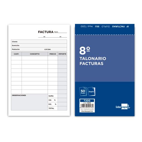 Talonarios De Facturas