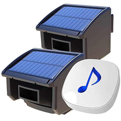 It ensures that it consumes less power supply. Htzsafe Solar Wireless Driveway Alarm System-1/4 Mile Long Transmission Range-Solar Powered No ...