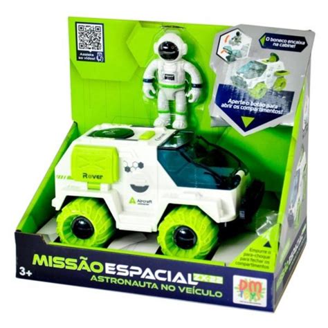 Carrinho De Fricçã Missão Espacial Astronauta De Brinquedo Dm Toys