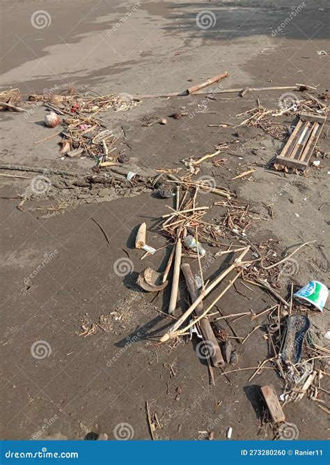 Marine Debris Washed Up On The Coast Stock Photo Image Of Carried