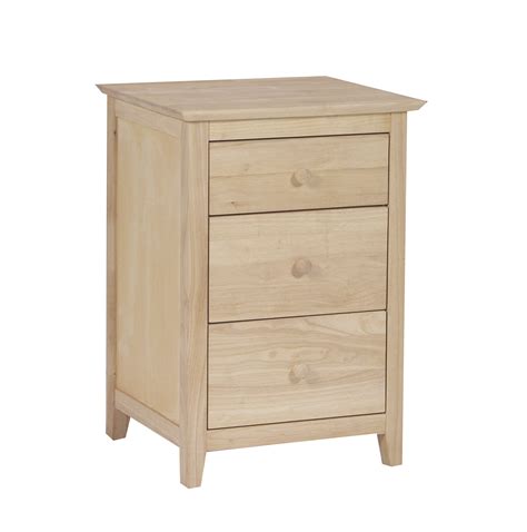 Lancaster Collection 3 Drawer Bedroom Nightstand