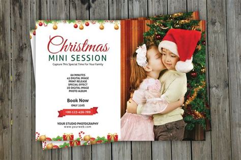 Christmas Mini Session Template V113 Christmas Mini Sessions Mini