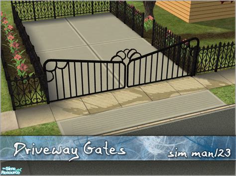 The Sims Resource Driveway Gates Iron
