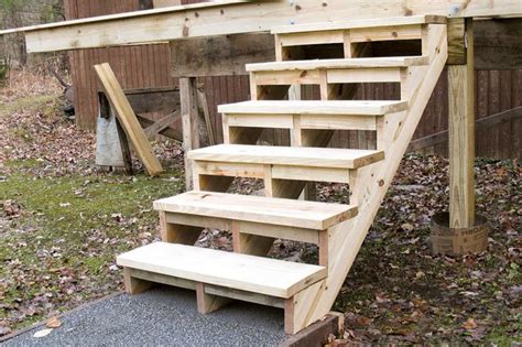 Building Deck Stairs Basic Steps To Follow Landscape Design
