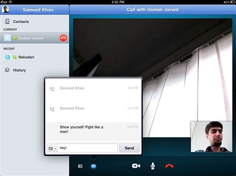 Skype Video Call Ipad Diyholoser
