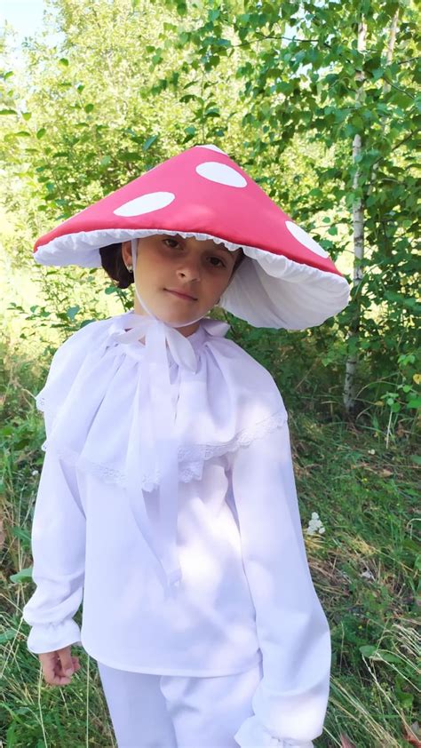 Mushroom Costume With Dotsfestival Suit Hatsuit Fly Etsy