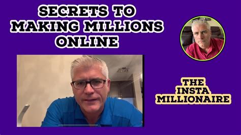 Secrets To Making Millions Of Dollars Online 2022 Youtube