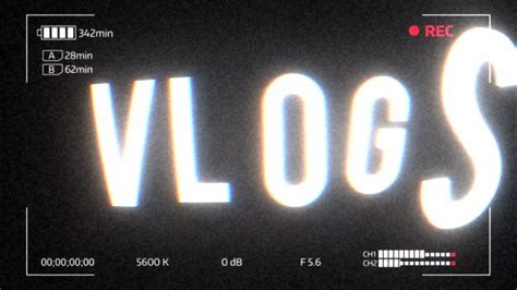 Vlog Intro Background