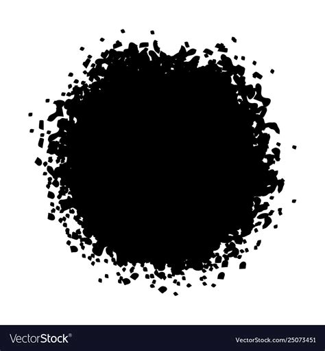 Grunge Isolated Spot Royalty Free Vector Image
