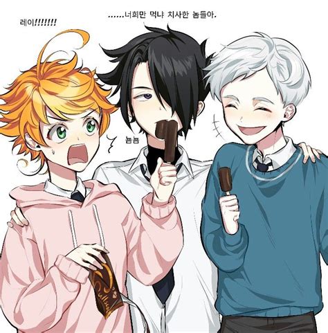 emma ray and norman the promised neverland yakusoku no neverland thepromisedneverland