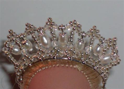 Ooak Royal Collection Princess Di Barbie Crown Tiara Doll Jewelry