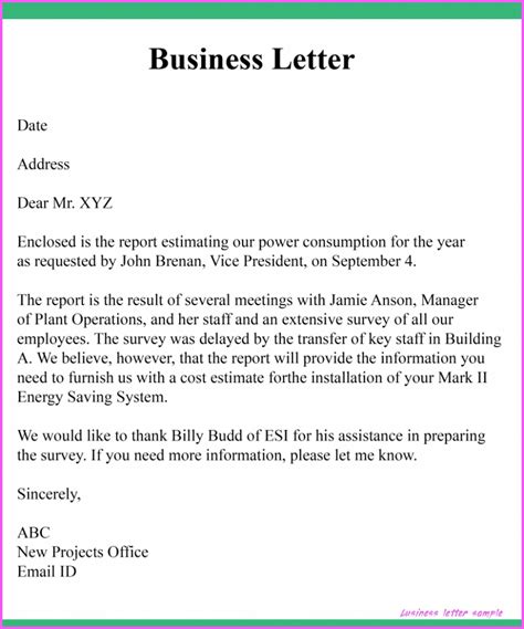 A cover letter is simply a letter of introduction that accompanies a resume. 9 Easy Rules Of Business Letter Sample | business letter ...