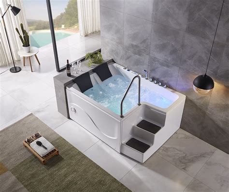 luxury bathtub hot tub shower combo intex massage bath 2 person china indoor hot tubs