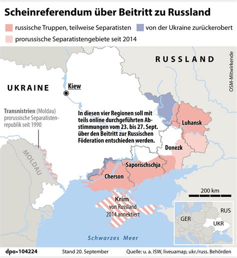 Krieg in der Ukraine - Nach Ende der Scheinreferenden droht schnelle