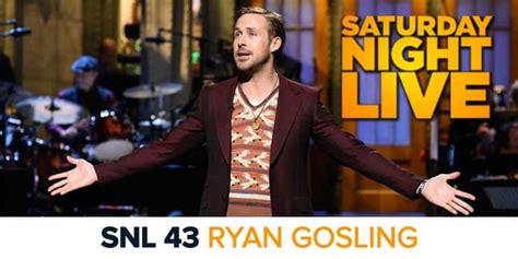 Snl43 Ryan Gosling Hosting Saturday Night Live Premiere Recap