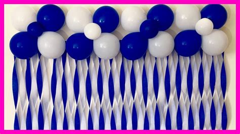 Very Easy Birthday Decoration Very Easy Balloon Decoration At Home