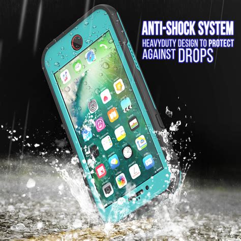 Iphone 7 Plus Waterproof Case Punkcase Spikestar Teal Series Thin