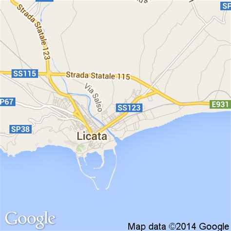 Offerte Sidis Licata Sicily Map