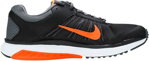 Nike Mens Dart 12 Msl Running Shoes Blackorangegrey 10