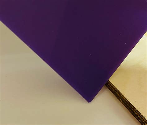 Opaque Purple Acrylic For Laser Cutting Makerstock